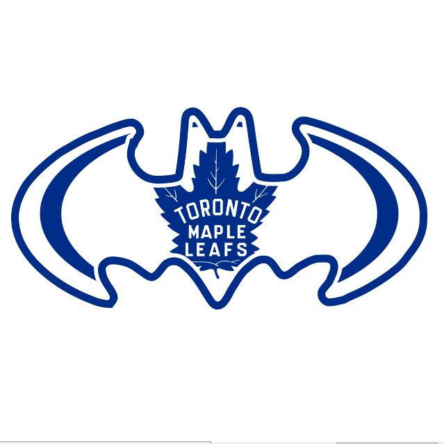 Toronto Maple Leafs Batman Logo iron on transfers
